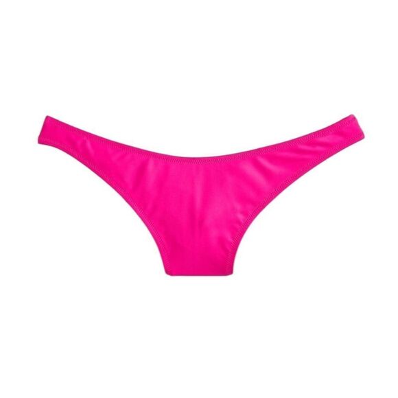J Crew Radiant Fuchsia Heritage 1989 High Leg Bikini Bottom Sz M NWT - Picture 4 of 11
